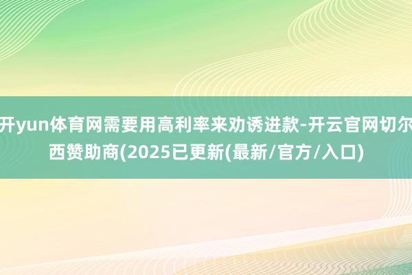 开yun体育网需要用高利率来劝诱进款-开云官网切尔西赞助商(2025已更新(最新/官方/入口)